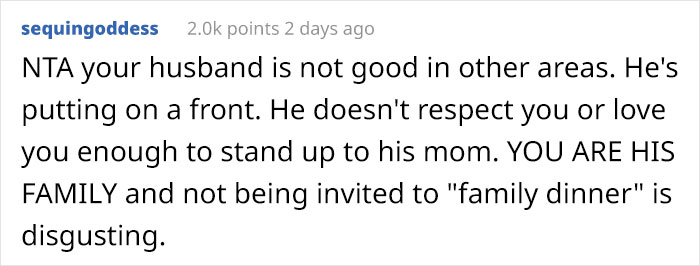 Woman Never Gets Invited To Husband's Family Dinners, Decided To Crash One And They Were Not Happy About It