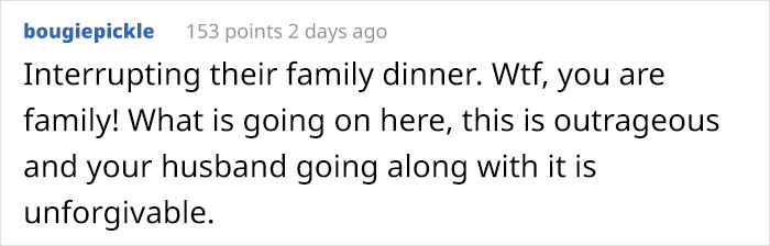 Woman Never Gets Invited To Husband's Family Dinners, Decided To Crash One And They Were Not Happy About It