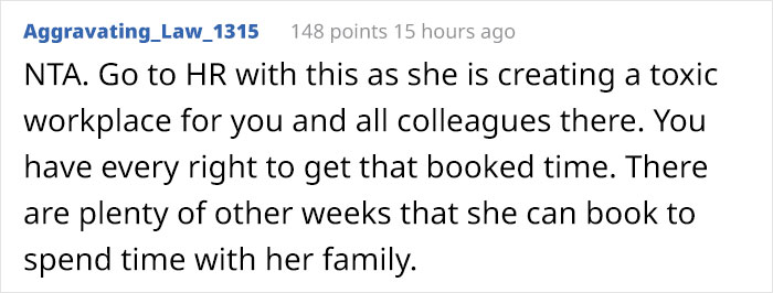 Childfree Woman Refuses To Give Her Annual Leave Slot To A Coworker With Four Kids, Office Drama Ensues