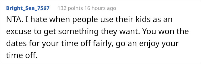 Childfree Woman Refuses To Give Her Annual Leave Slot To A Coworker With Four Kids, Office Drama Ensues