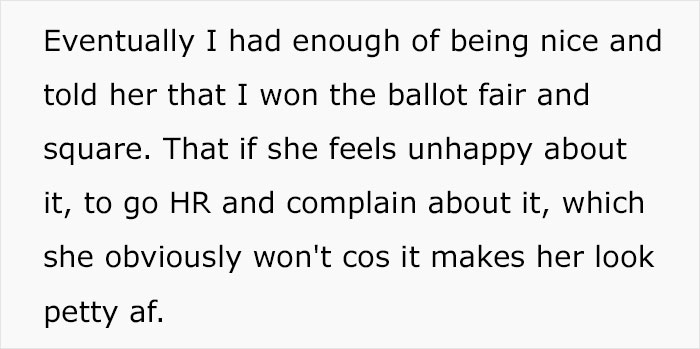 Childfree Woman Refuses To Give Her Annual Leave Slot To A Coworker With Four Kids, Office Drama Ensues