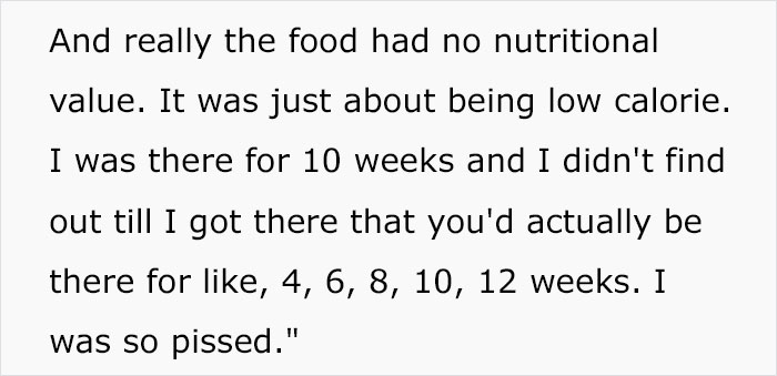 Woman Spent 10 Weeks At Fat Camp When She Was A Teen, Lists All The Things They Were Forced To Do There Woman Spent 10 Weeks At Fat Camp When She Was A Teen, Lists All The Things They Were Forced To Do There