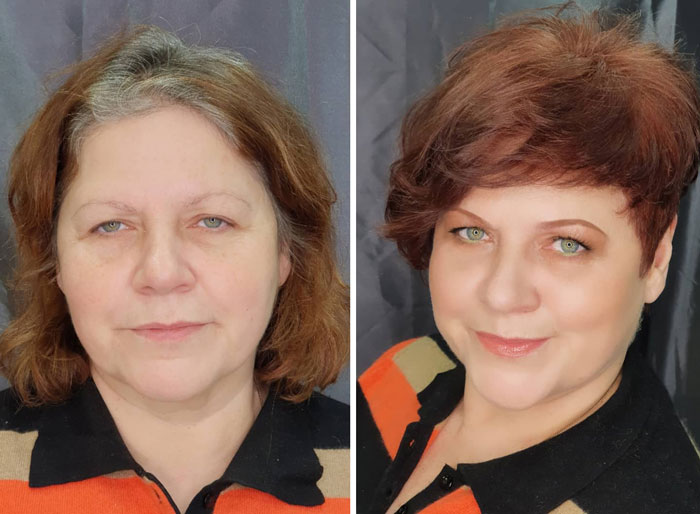A Makeup Artist And Hairstylist Post 30 Before-And-After Shots Of Clients Who Told Them To "Do Something" (New Pics)