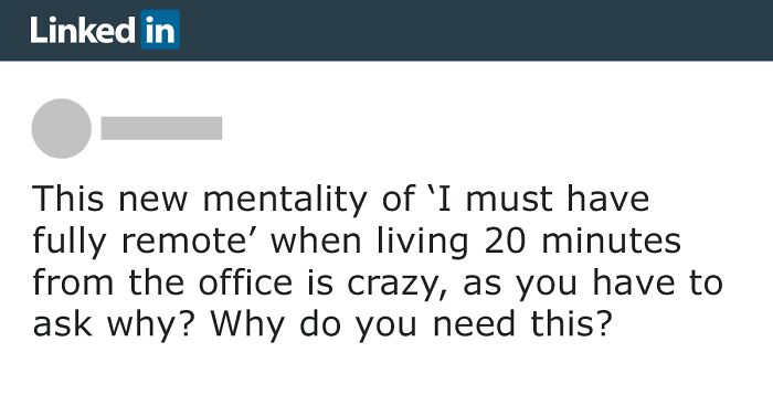 The Internet Is Ridiculing This Executive’s Rant Against People Working From Home On LinkedIn