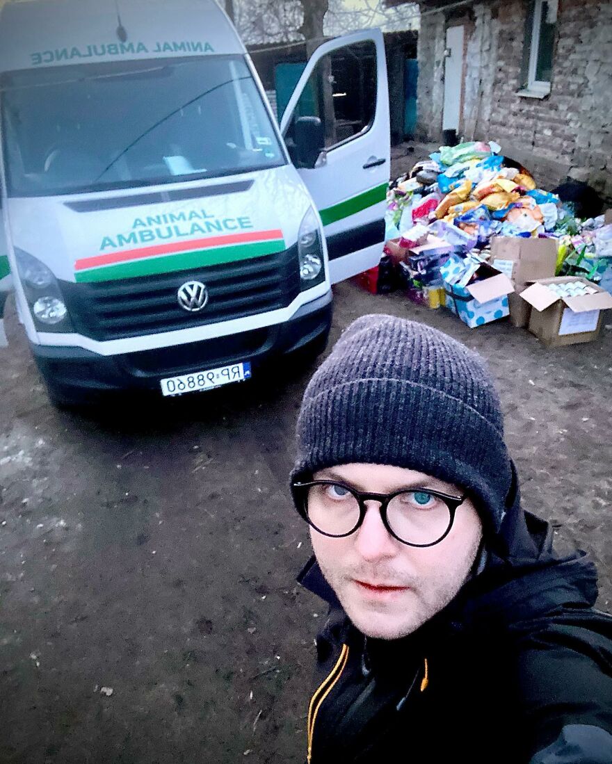 Brave Vet Rescues Traumatized Pets From Ukraine And Delivers Them To Safety