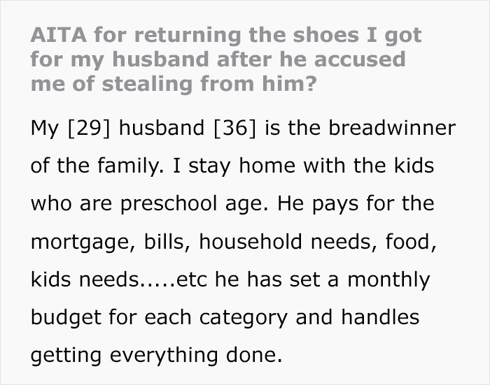 Man Flips Out When Wife "Steals" From Him To Buy Him Sneakers, Gets Angrier After She Corrects Her "Mistake"