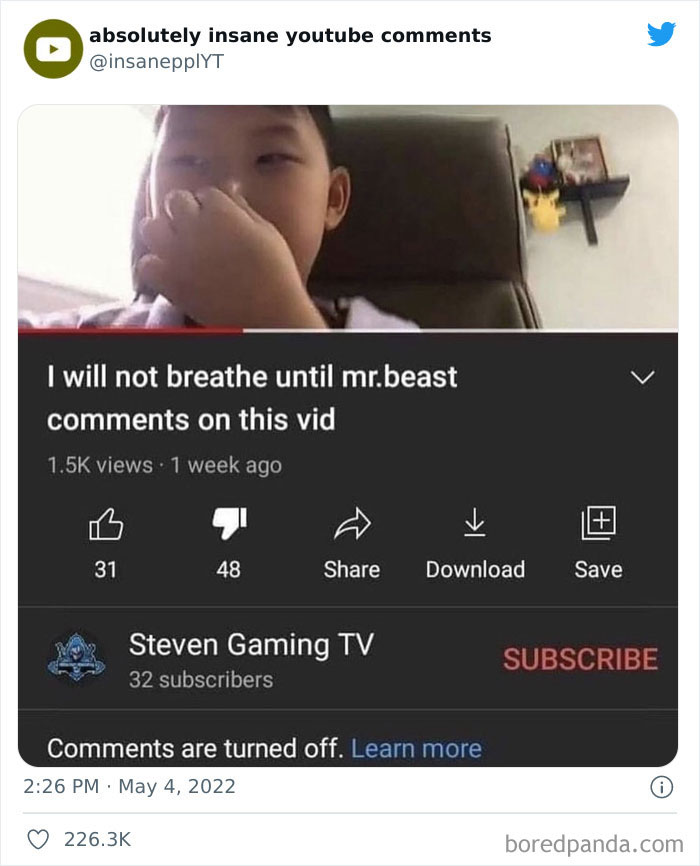 Insane-Youtube-Comments