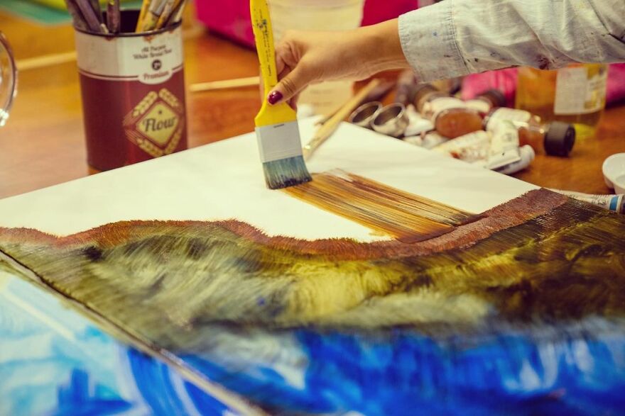 Abstract Paintings By Textile Designer Isha Mehta (32 Pics)