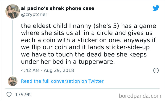 I'm Just Wondering How Long That Bee Has Been Under There