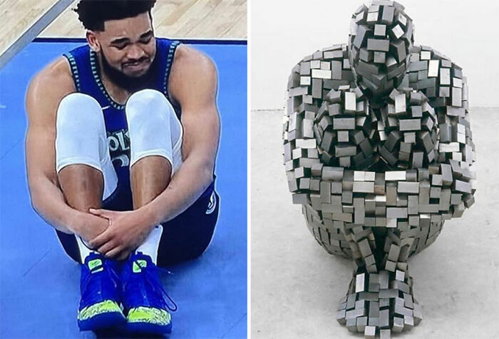 Instagram Account Compares Art With Sports Moments, And People Find It Funnily Accurate (30 Pics)