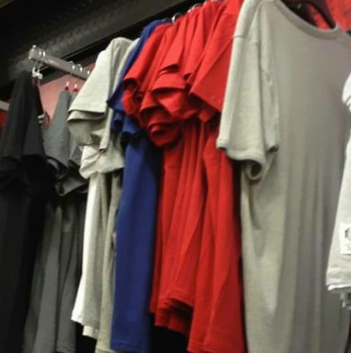 Those Are Some Nice Clothes... Wait Is That A Face??