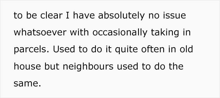 Woman Sick And Tired Of Her Neighbor Treating Her Like A Concierge Because She Gets All Of Their Packages Woman Sick And Tired Of Her Neighbor Treating Her Like A Concierge Because She Gets All Of Their Packages