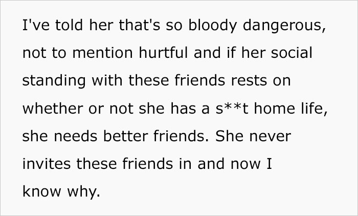 “Your Mom Is Literally Satan”: Woman Accidentally Overheard Her Teen Talking To Friends, Found Out She Was Lying About Having Abusive Parents “Your Mom Is Literally Satan”: Woman Accidentally Overheard Her Teen Talking To Friends, Found Out She Was Lying About Having Abusive Parents