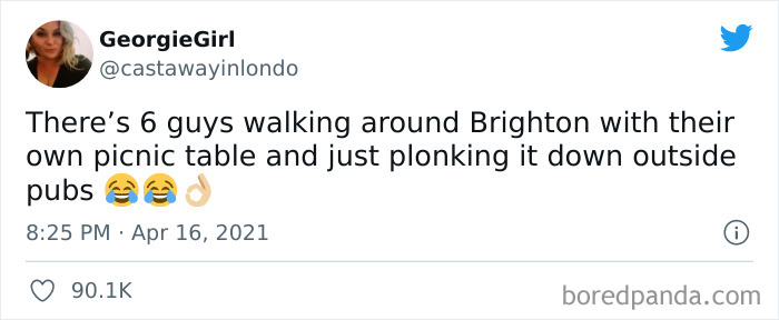 I Guess Finding Outdoor Seating Is No Longer A Problem!