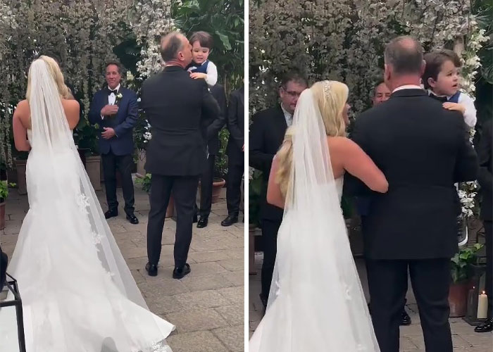 "It Was Just Like A Dream Come True!”: Bride Rejoices In Moment Her Son Runs Up To Her On The Aisle "It Was Just Like A Dream Come True!”: Bride Rejoices In Moment Her Son Runs Up To Her On The Aisle