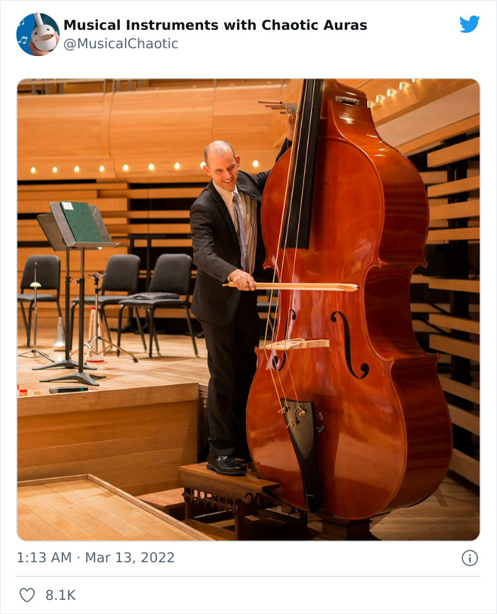 30 Funny And Bizarre Pics From The "Musical Instruments With Chaotic Auras" Twitter Page