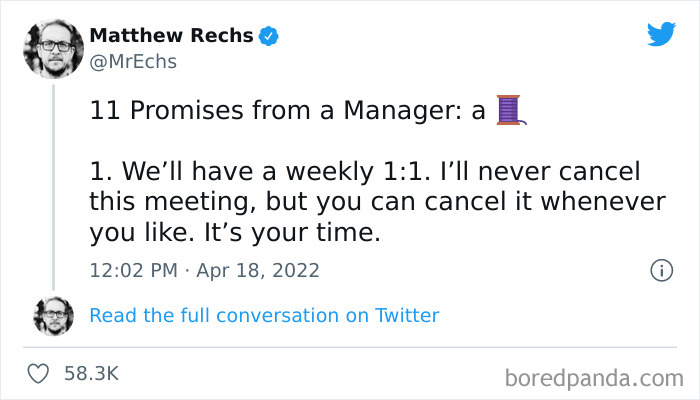 People On Twitter Discuss This Product Manager's 11 Rules For "A Good Boss"