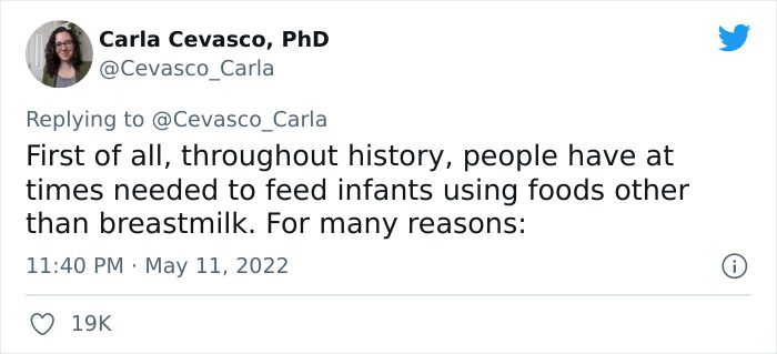 History Professor Shuts Down People Arguing That Mothers Should Just Breastfeed Like In The Pre-Formula Days, Paints A Gruesome Picture Of What It Was Really Like