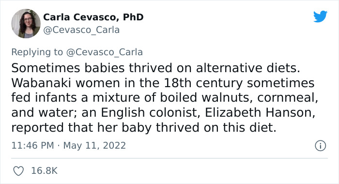 History Professor Shuts Down People Arguing That Mothers Should Just Breastfeed Like In The Pre-Formula Days, Paints A Gruesome Picture Of What It Was Really Like