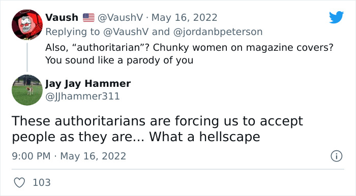 Jordan Peterson Shares Unsolicited Opinion About Plus-Size Cover Model On Twitter, Folks Are Having None Of It And Now He Has Quit Twitter Jordan Peterson Shares Unsolicited Opinion About Plus-Size Cover Model On Twitter, Folks Are Having None Of It And Now He Has Quit Twitter