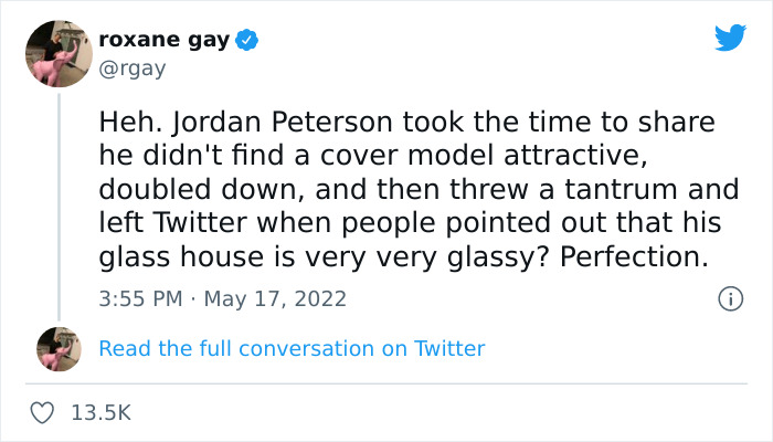 Jordan Peterson Shares Unsolicited Opinion About Plus-Size Cover Model On Twitter, Folks Are Having None Of It And Now He Has Quit Twitter Jordan Peterson Shares Unsolicited Opinion About Plus-Size Cover Model On Twitter, Folks Are Having None Of It And Now He Has Quit Twitter