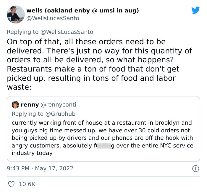 Restaurants And Couriers Appalled At Grubhub After They Launched A "$15 Off Lunch" Promo And Didn't Warn Them Restaurants And Couriers Appalled At Grubhub After They Launched A "$15 Off Lunch" Promo And Didn't Warn Them