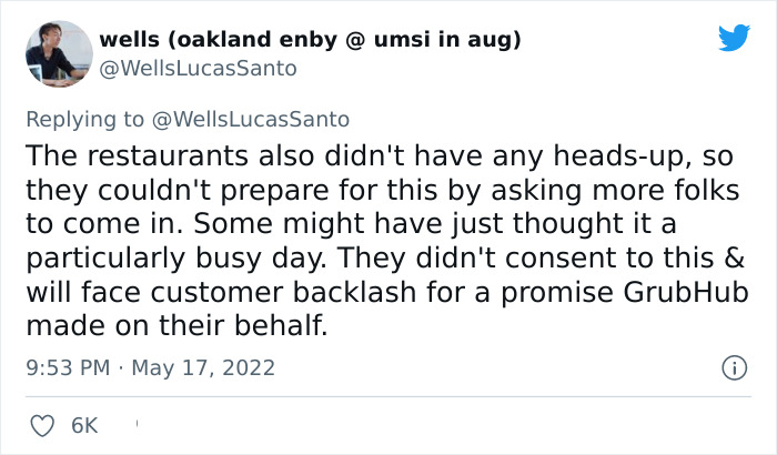 Restaurants And Couriers Appalled At Grubhub After They Launched A "$15 Off Lunch" Promo And Didn't Warn Them Restaurants And Couriers Appalled At Grubhub After They Launched A "$15 Off Lunch" Promo And Didn't Warn Them