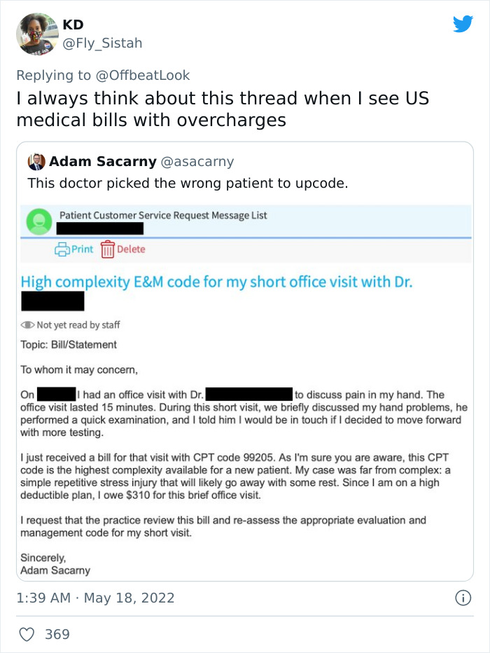 "One Tear In And They Charged Her $40": Woman Shares How Her Sister Was Charged $40 For 'Crying' During Doctor's Appointment, Goes Viral On Twitter "One Tear In And They Charged Her $40": Woman Shares How Her Sister Was Charged $40 For 'Crying' During Doctor's Appointment, Goes Viral On Twitter