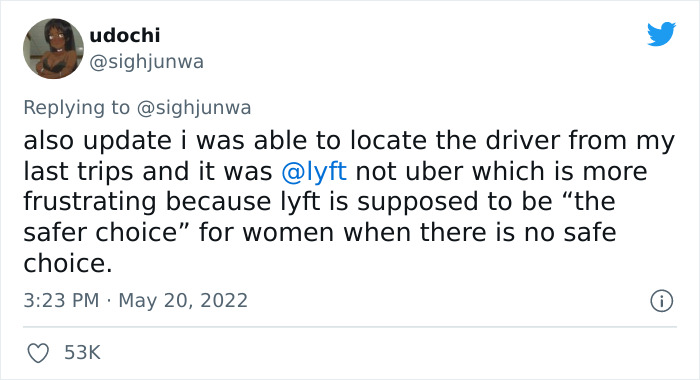 Woman Is Shocked That Her Lyft Driver From 3 Weeks Ago Came To Her Workplace, Warns Others