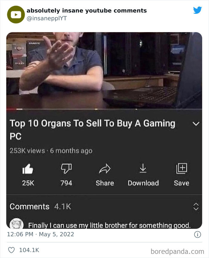 Insane-Youtube-Comments