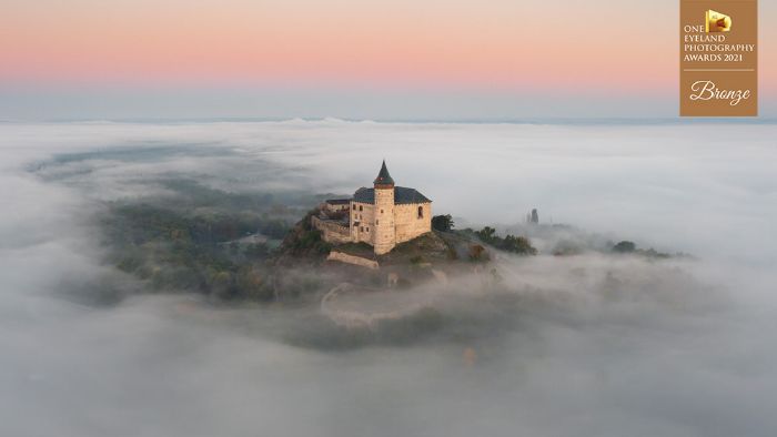 "Kunětická Hora" By Jan Bavor. Bronze In Nature, Landscapes