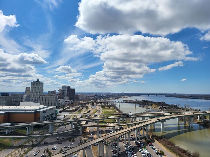 Gorgeous Sky... Above Memphis, While On Vacation.