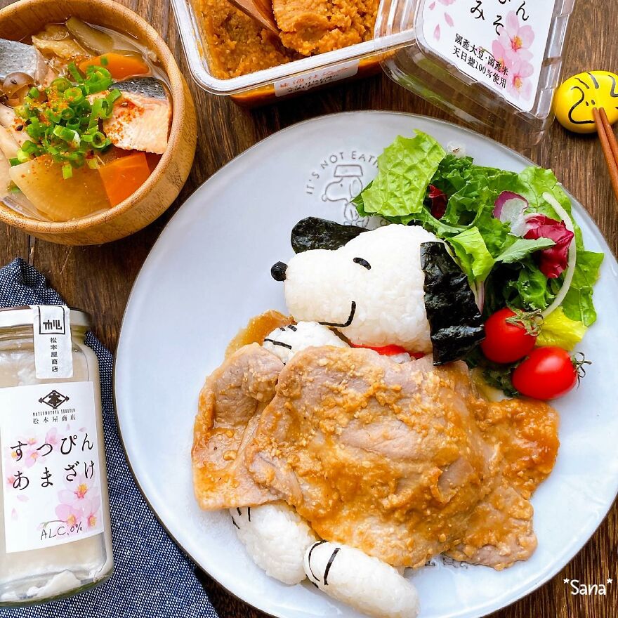 Japanese Woman Creates Amazing Dishes Inspired By The Snoopy Cartoon And Here Are The 42 Best
