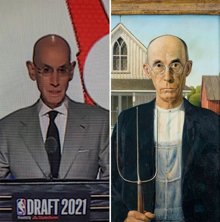 Instagram Account Compares Art With Sports Moments, And People Find It Funnily Accurate (30 Pics)