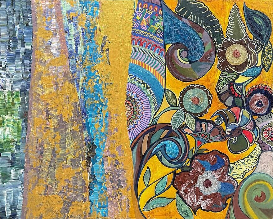 Abstract Paintings By Textile Designer Isha Mehta (32 Pics)