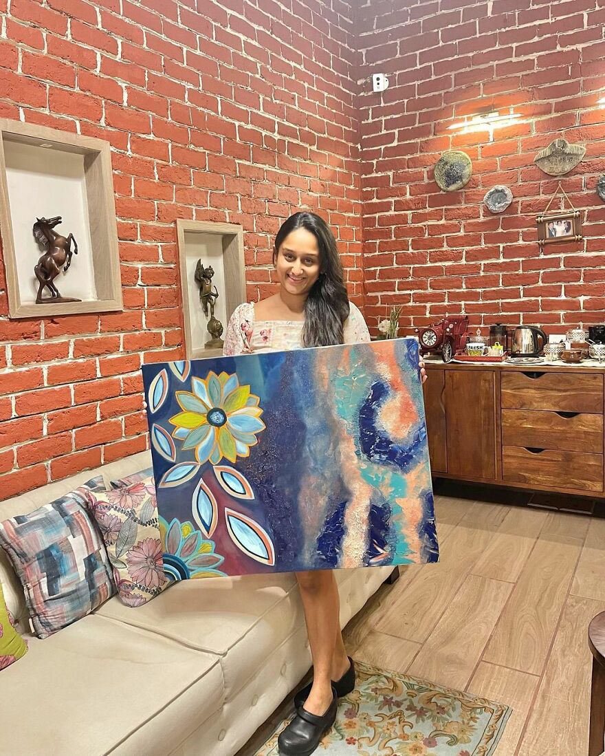 Abstract Paintings By Textile Designer Isha Mehta (32 Pics)