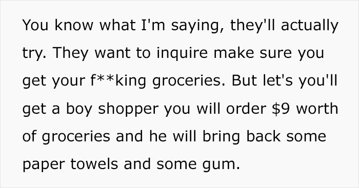 "I'm Immediately Canceling The Order": Woman Goes Viral For Not Wanting Male Instacart Shoppers Doing Her Order And Explaining Why "I'm Immediately Canceling The Order": Woman Goes Viral For Not Wanting Male Instacart Shoppers Doing Her Order And Explaining Why