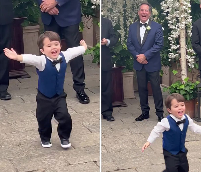 "It Was Just Like A Dream Come True!”: Bride Rejoices In Moment Her Son Runs Up To Her On The Aisle "It Was Just Like A Dream Come True!”: Bride Rejoices In Moment Her Son Runs Up To Her On The Aisle