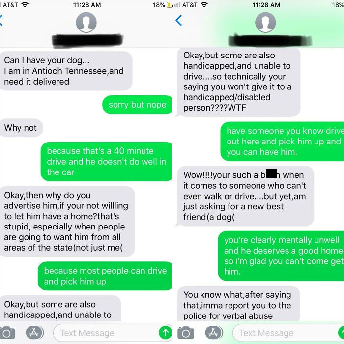 Trying To Rehome My Sisters Dog And I Get This