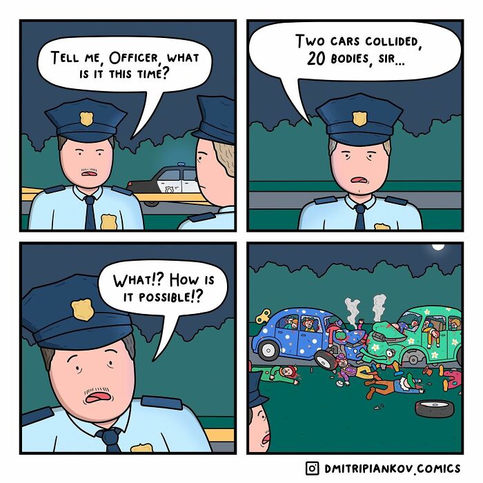 33 New Dark Comics By Dmitri Piankov With An Unexpected Turnaround