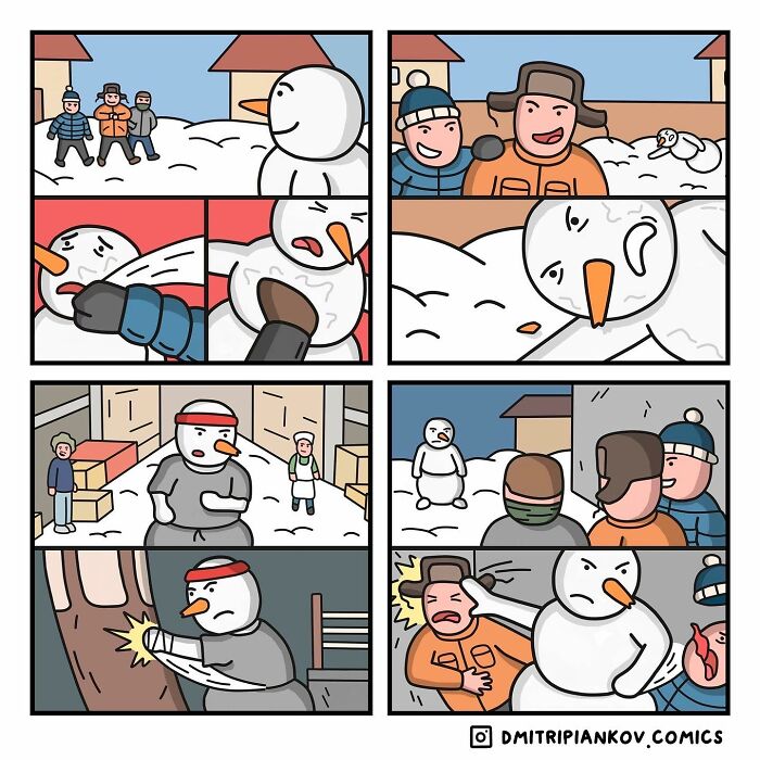 33 New Dark Comics By Dmitri Piankov With An Unexpected Turnaround