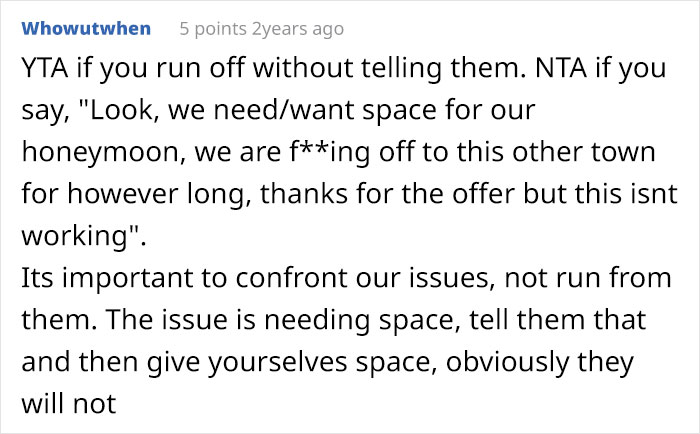Newlyweds Are Surprised With All-Paid Honeymoon Getaway Trip, Find Out Groom's Parents Invited Themselves In, Drama Ensues After They Ask For Privacy Newlyweds Are Surprised With All-Paid Honeymoon Getaway Trip, Find Out Groom's Parents Invited Themselves In, Drama Ensues After They Ask For Privacy
