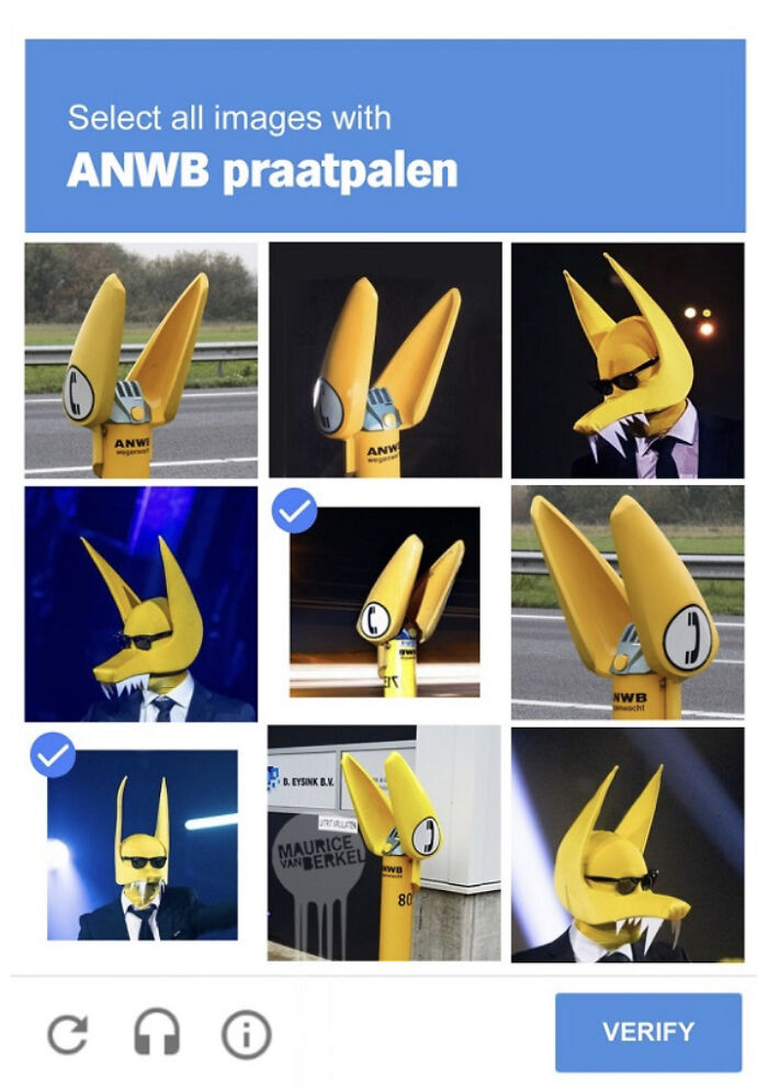 Hard To See The Difference Between The Norway Participants And The Dutch Highway Emergency Phones (=« praatpalen »)