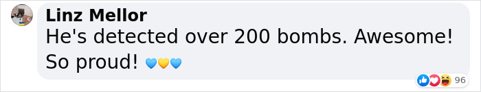 Hero Pup Patron Awarded Medal By Ukrainian President Zelensky For Sniffing Out Over 250 Bombs And Munitions Hero Pup Patron Awarded Medal By Ukrainian President Zelensky For Sniffing Out Over 250 Bombs And Munitions