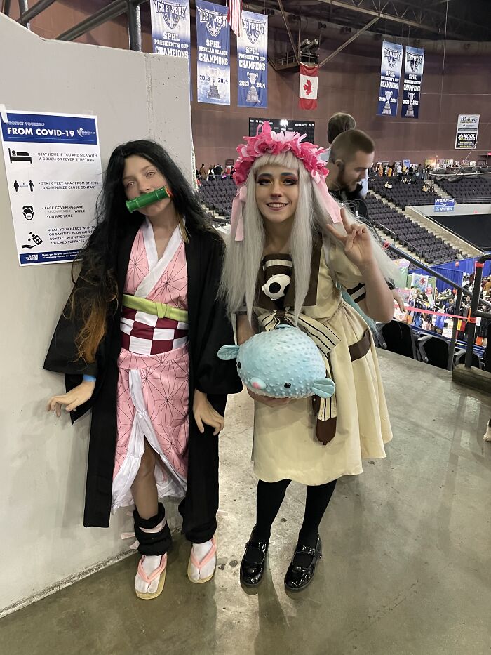 Cosplaying!! (Im The Girl Wearing The Pink Kimono)