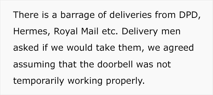 Woman Sick And Tired Of Her Neighbor Treating Her Like A Concierge Because She Gets All Of Their Packages Woman Sick And Tired Of Her Neighbor Treating Her Like A Concierge Because She Gets All Of Their Packages