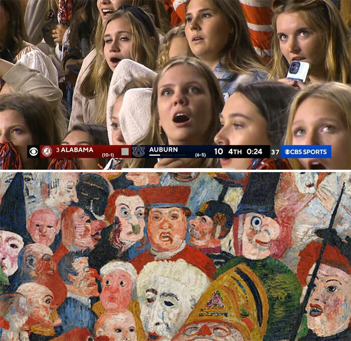 Instagram Account Compares Art With Sports Moments, And People Find It Funnily Accurate (30 Pics)