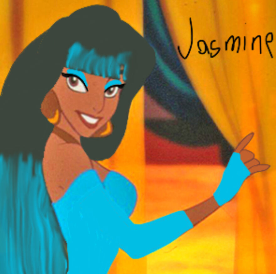 I Drew Some Disney Princess Glow UPS (5 Pics)