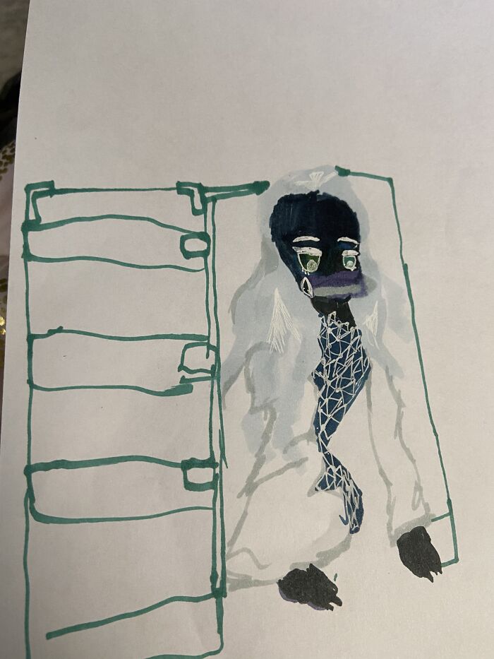 Invert The Colors For The Actual Colors! (Her Forehead Is Big, Sorry)