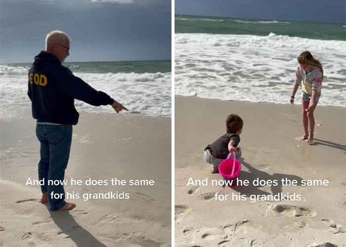 Woman Finds Out Her Dad Would Buy Seashells And Throw Them On The Beach For Her To Find When He Does The Same For His Grandkids Woman Finds Out Her Dad Would Buy Seashells And Throw Them On The Beach For Her To Find When He Does The Same For His Grandkids